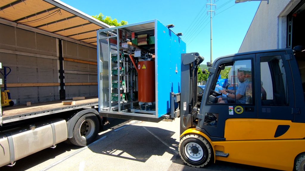 Transmitter being shipped