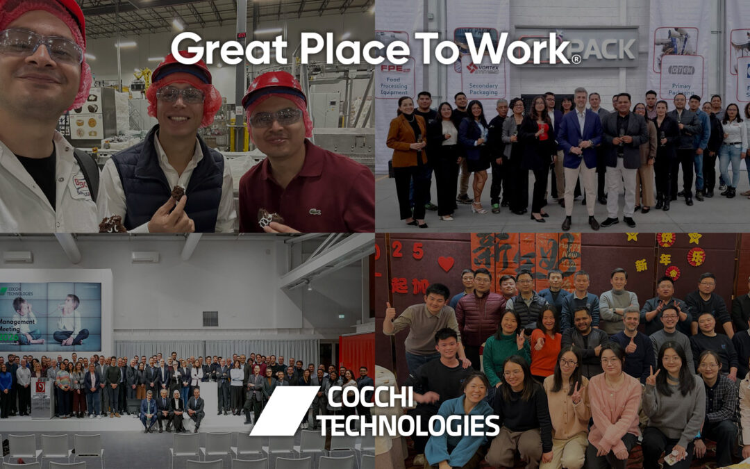 Cocchi Technologies certified as a Great Place to Work® in four countries